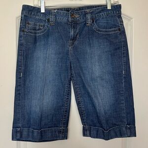 Womens Calvin Klein Bermuda Jean Shorts | Size 8